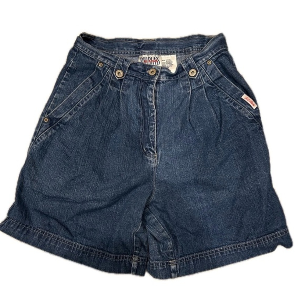 Vintage Bill Blass High waist denim jean shorts size 6 small